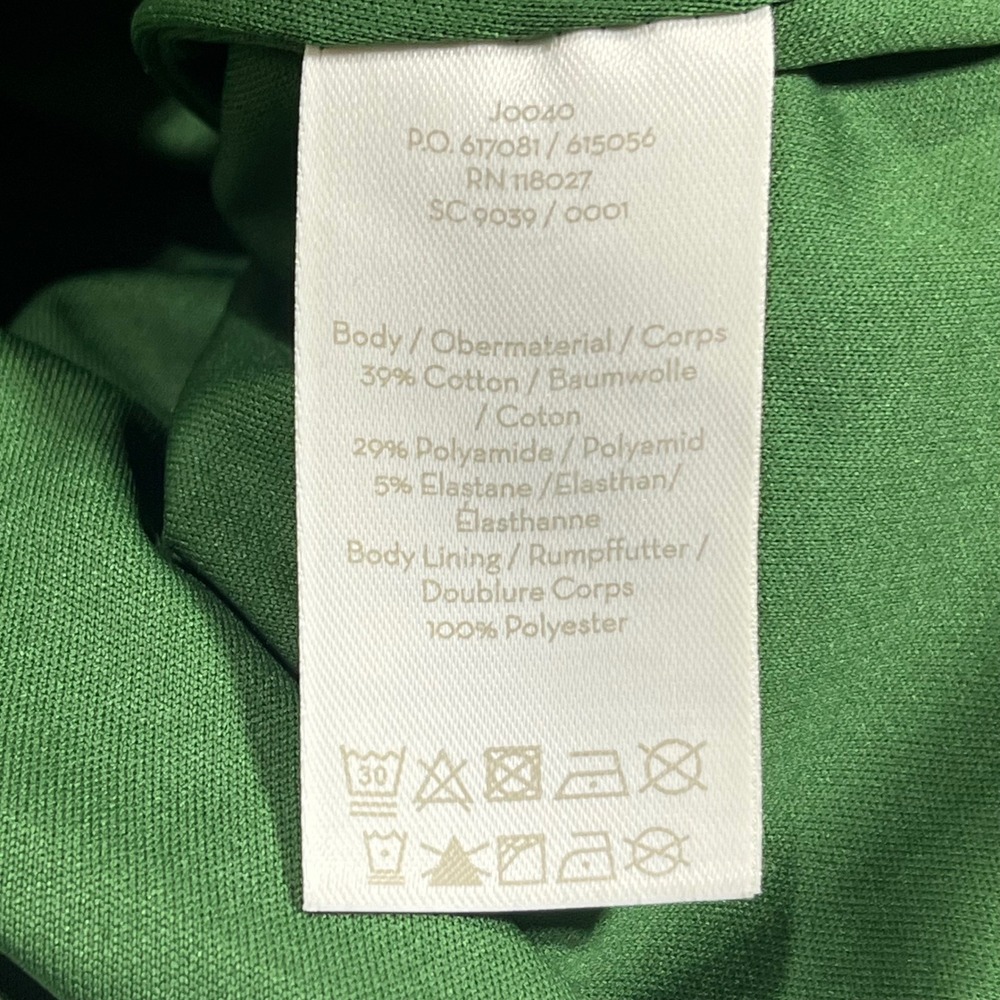 Boden Career Minimalist Ruched Sheath Dress Womens 8 Green Office Neutral Chic - Picture 9 of 10